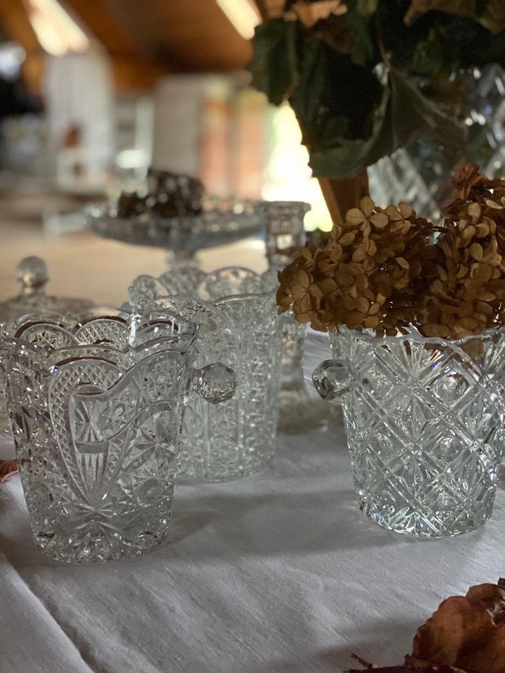 Seau à glaçons en verre