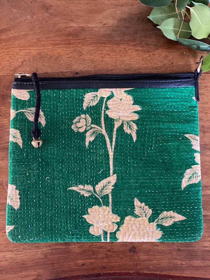 Pochette en Kantha Paula