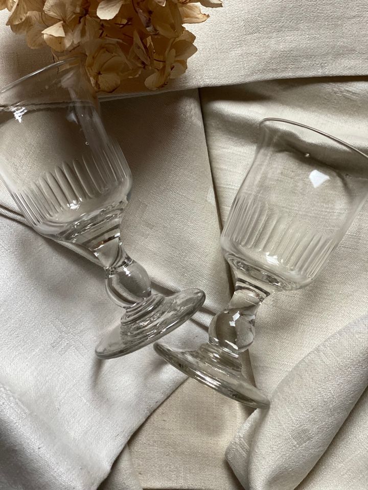 Vintage wine glasses