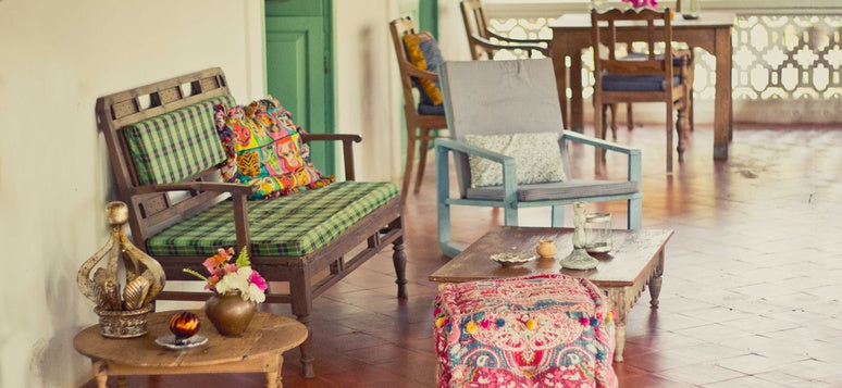 le Roi Arthur café boutique en Inde Goa