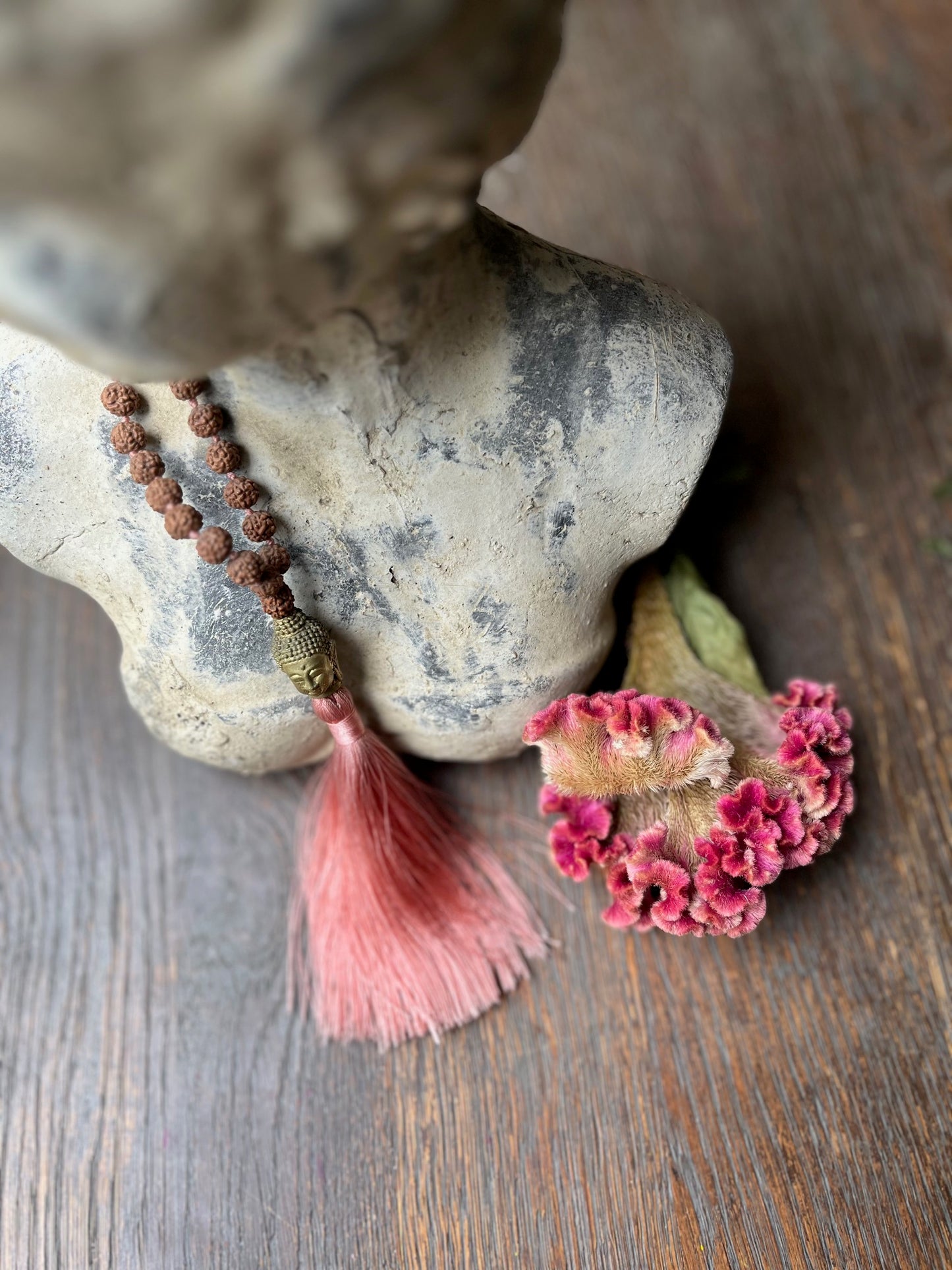 Pink Buddha Necklace