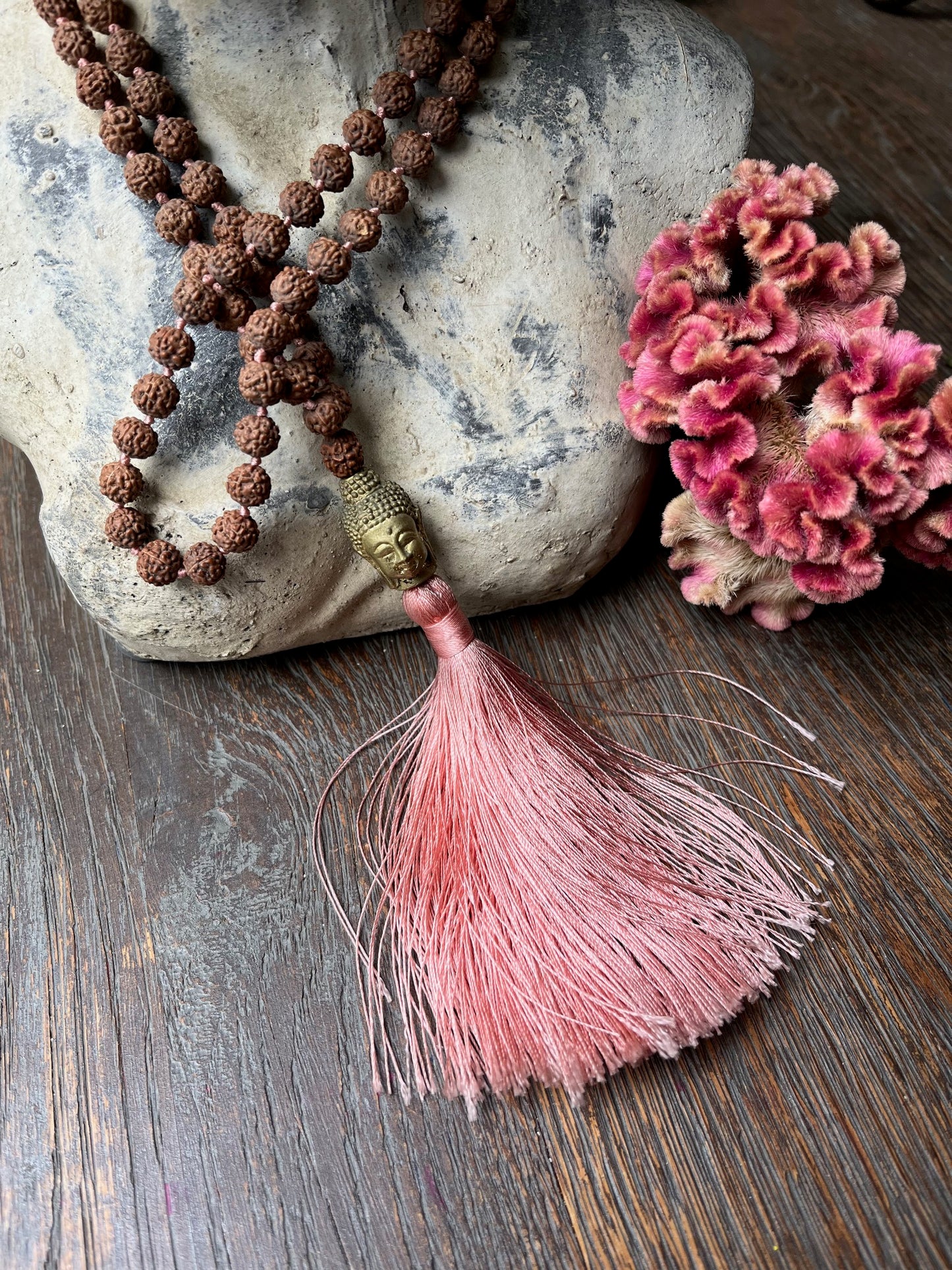 Pink Buddha Necklace
