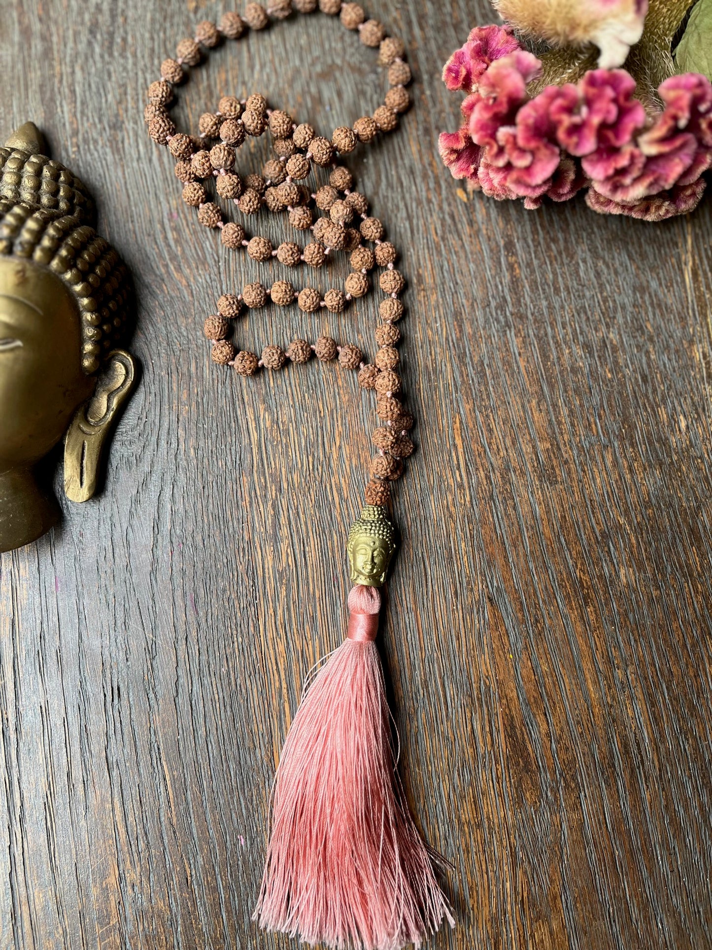 Pink Buddha Necklace