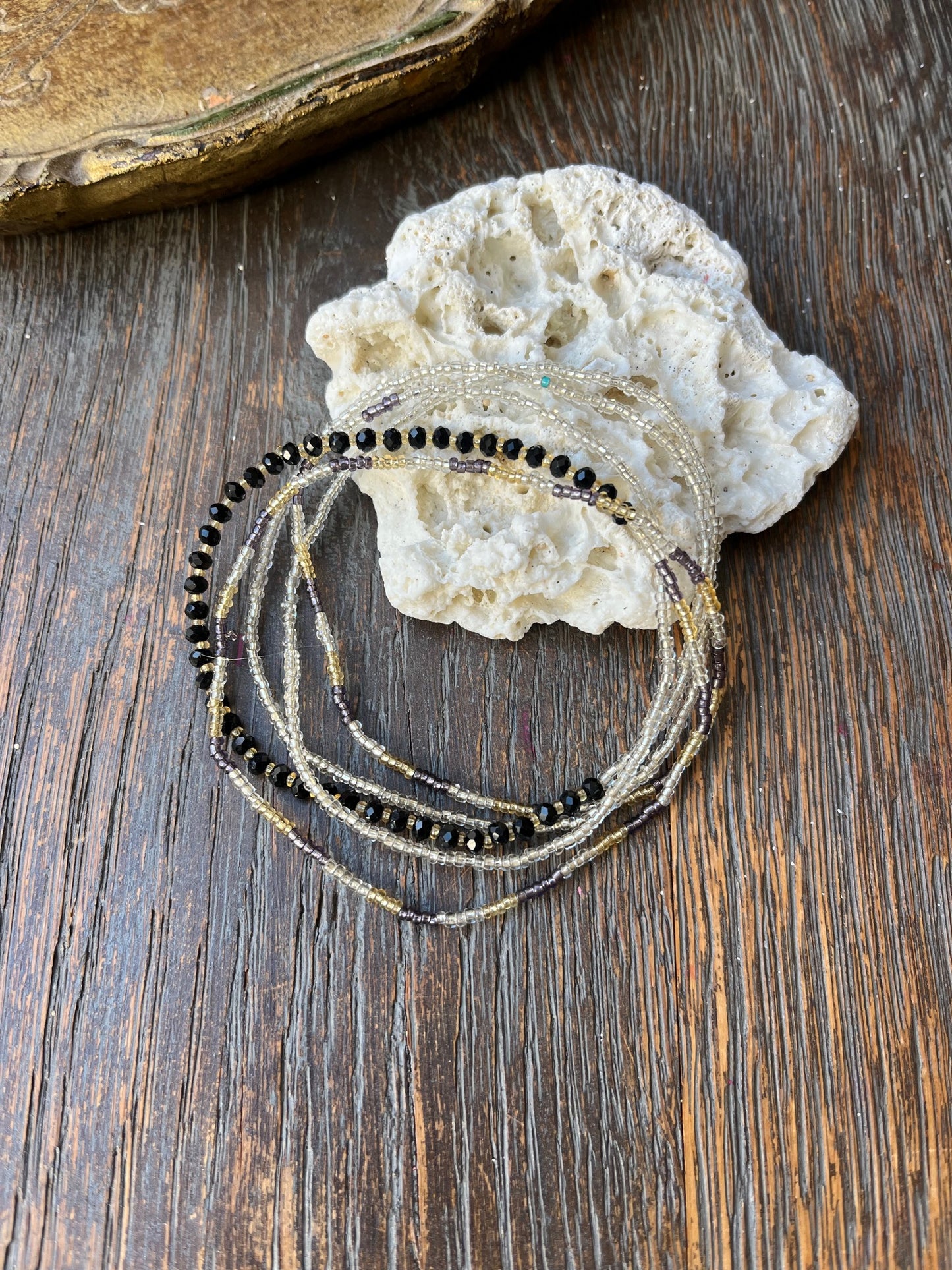 Glittery Necklace Bracelet
