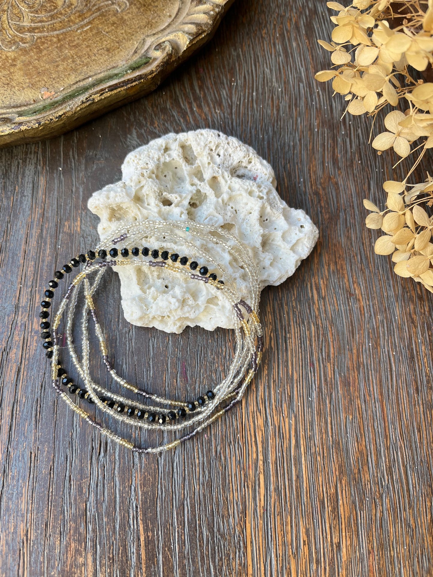 Glittery Necklace Bracelet