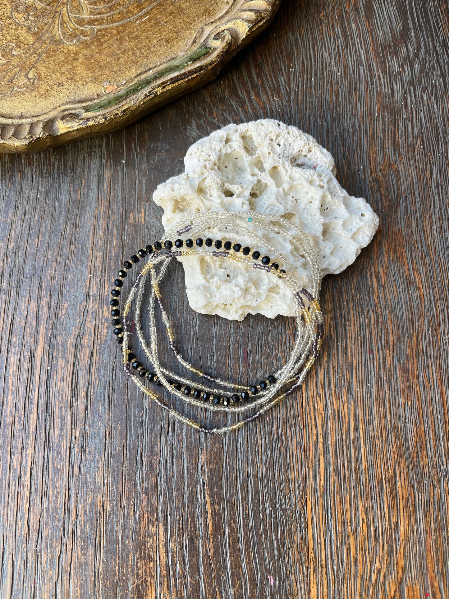 Glittery Necklace Bracelet