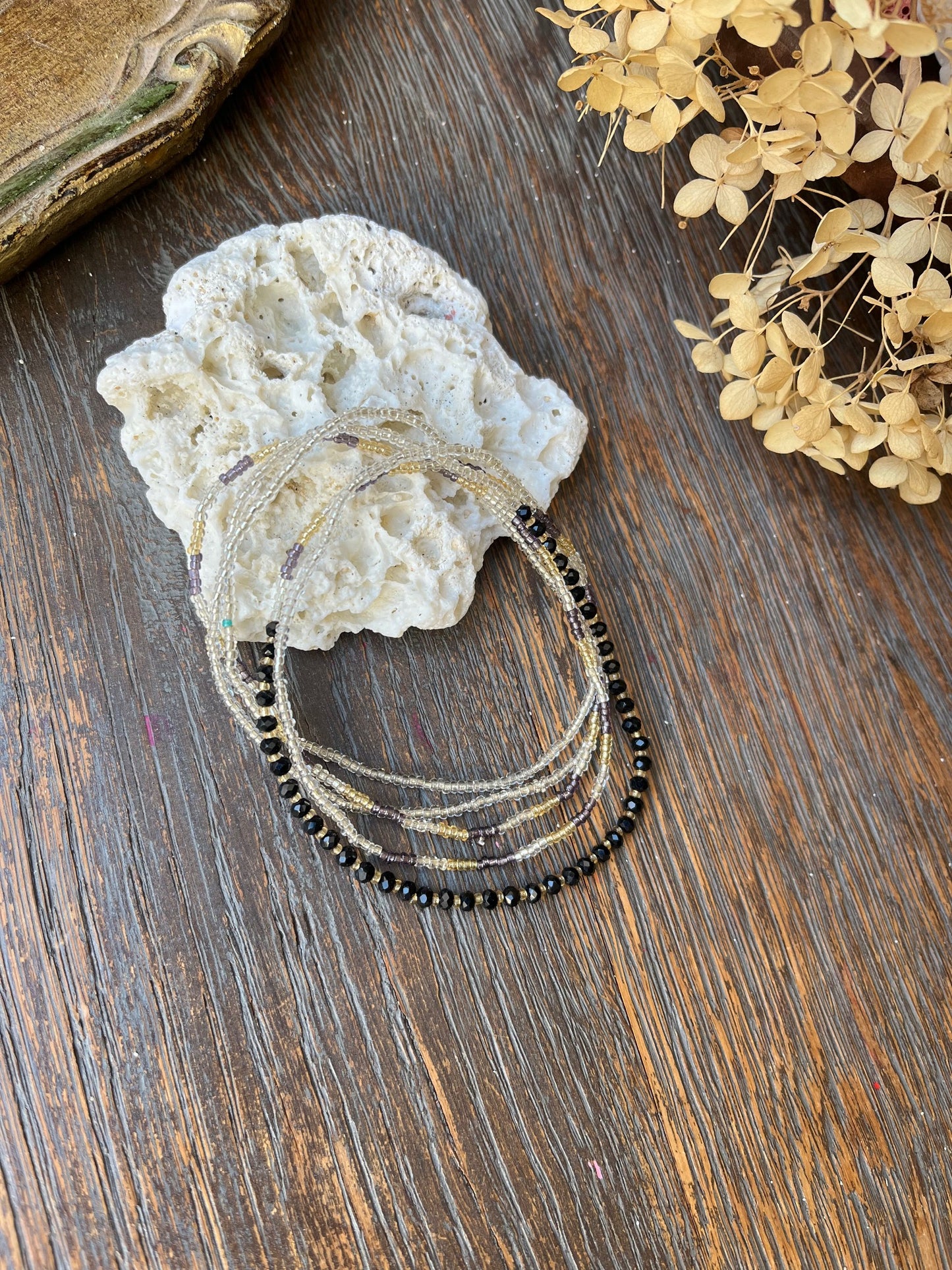 Glittery Necklace Bracelet