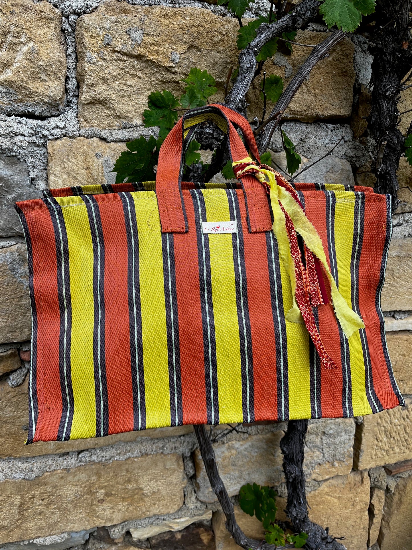 Cabas Cool Agathe –Cabas Coloré en Fibres Recyclées – Sac Éco-Responsable Léger et Tendance (Copie)