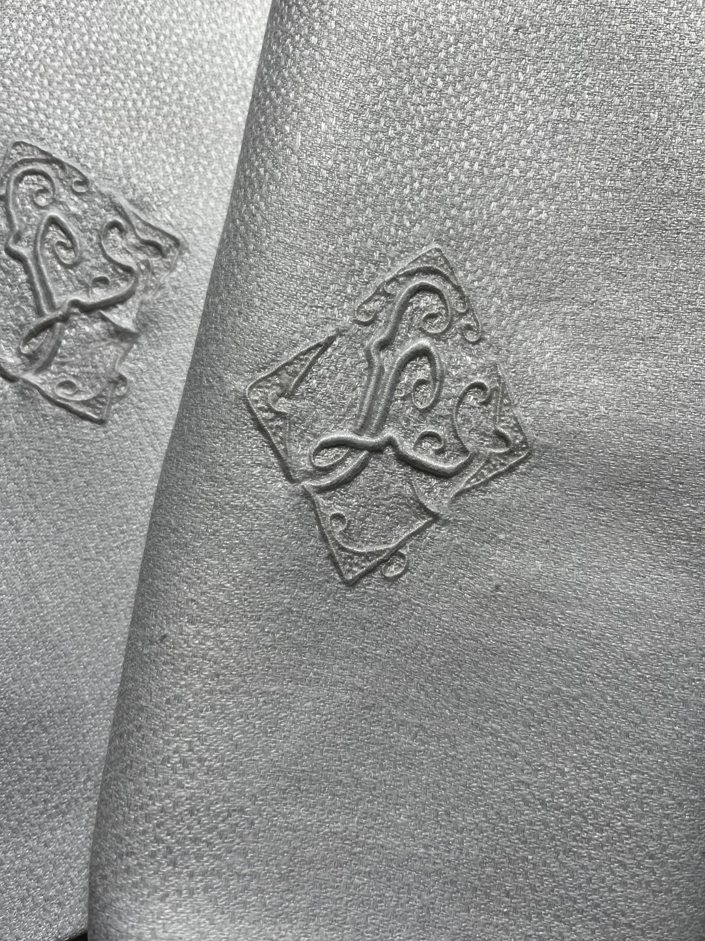 Serviettes Anciennes LS Blanches