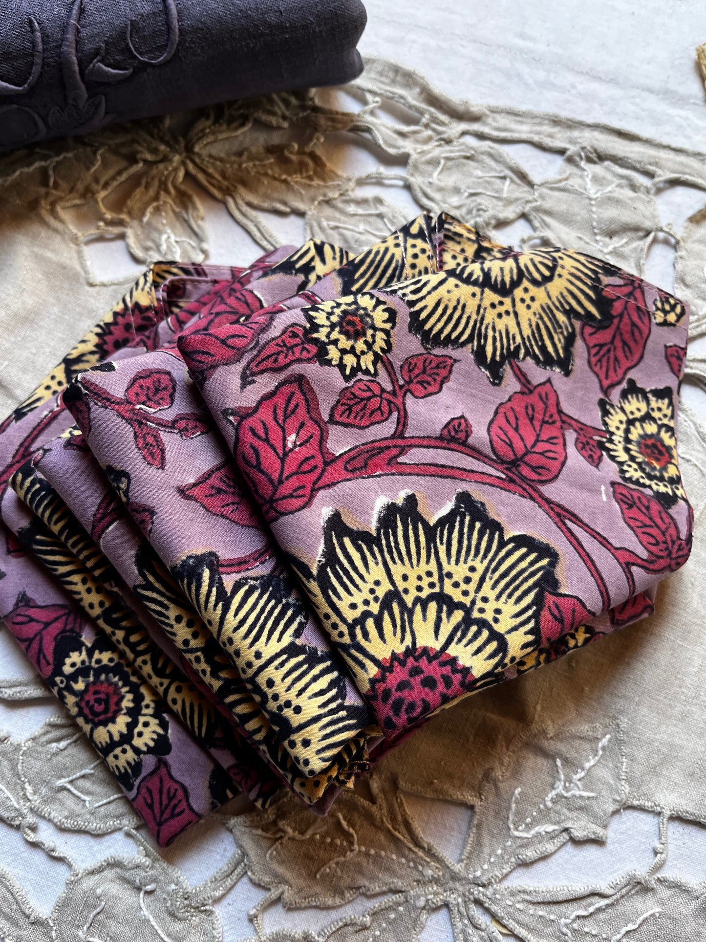 Serviettes de Table Violettes