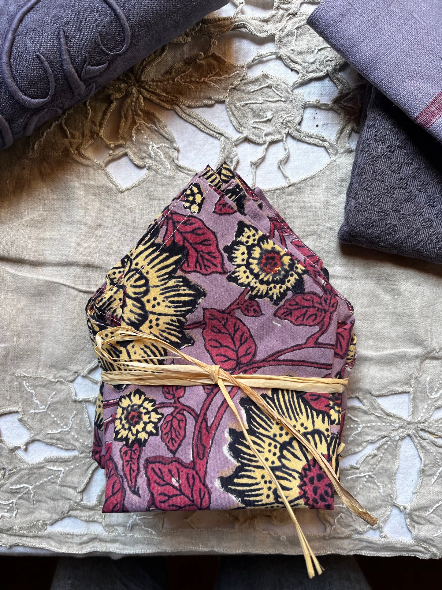 Serviettes de Table Violettes