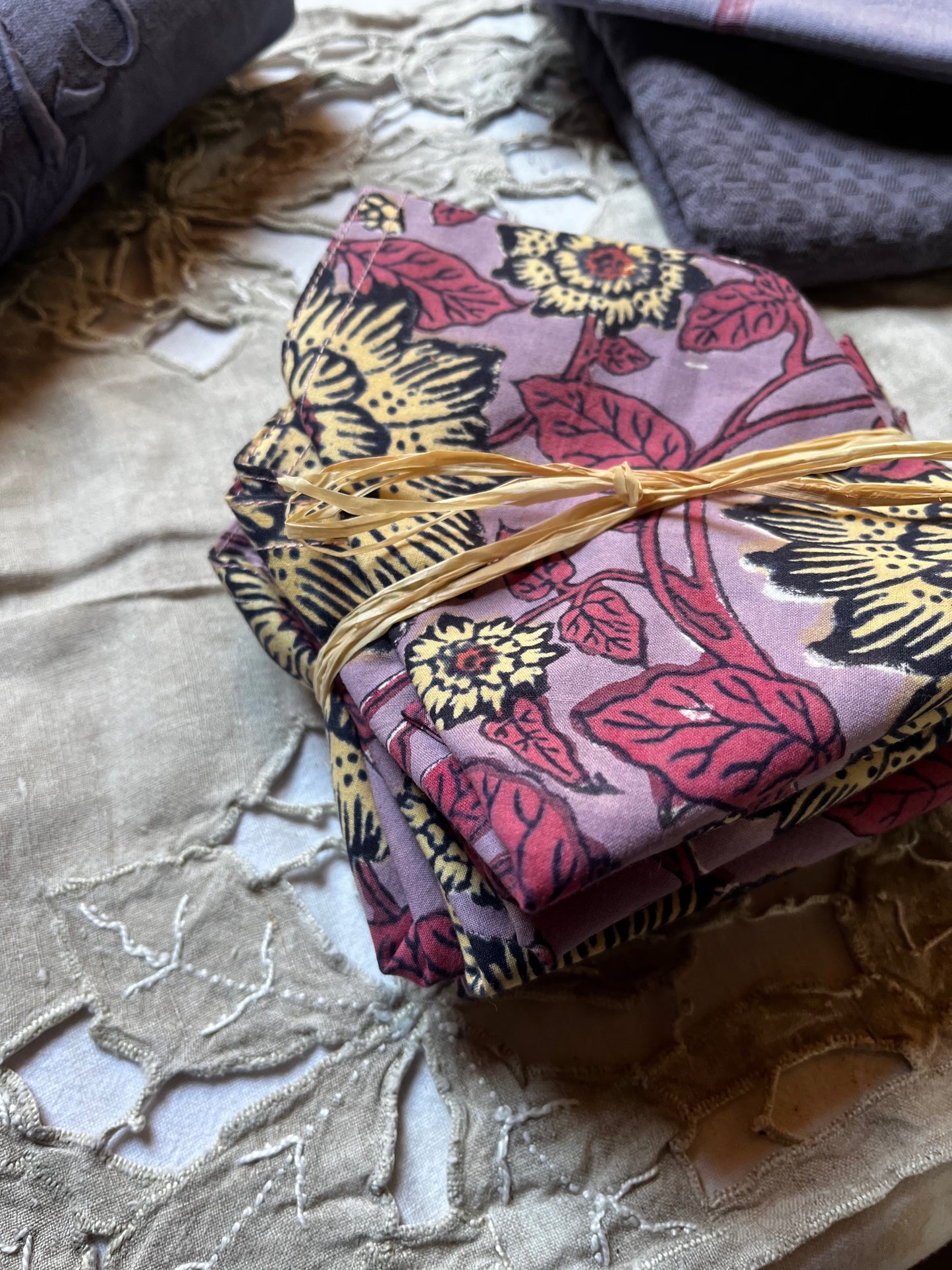 Serviettes de Table Violettes
