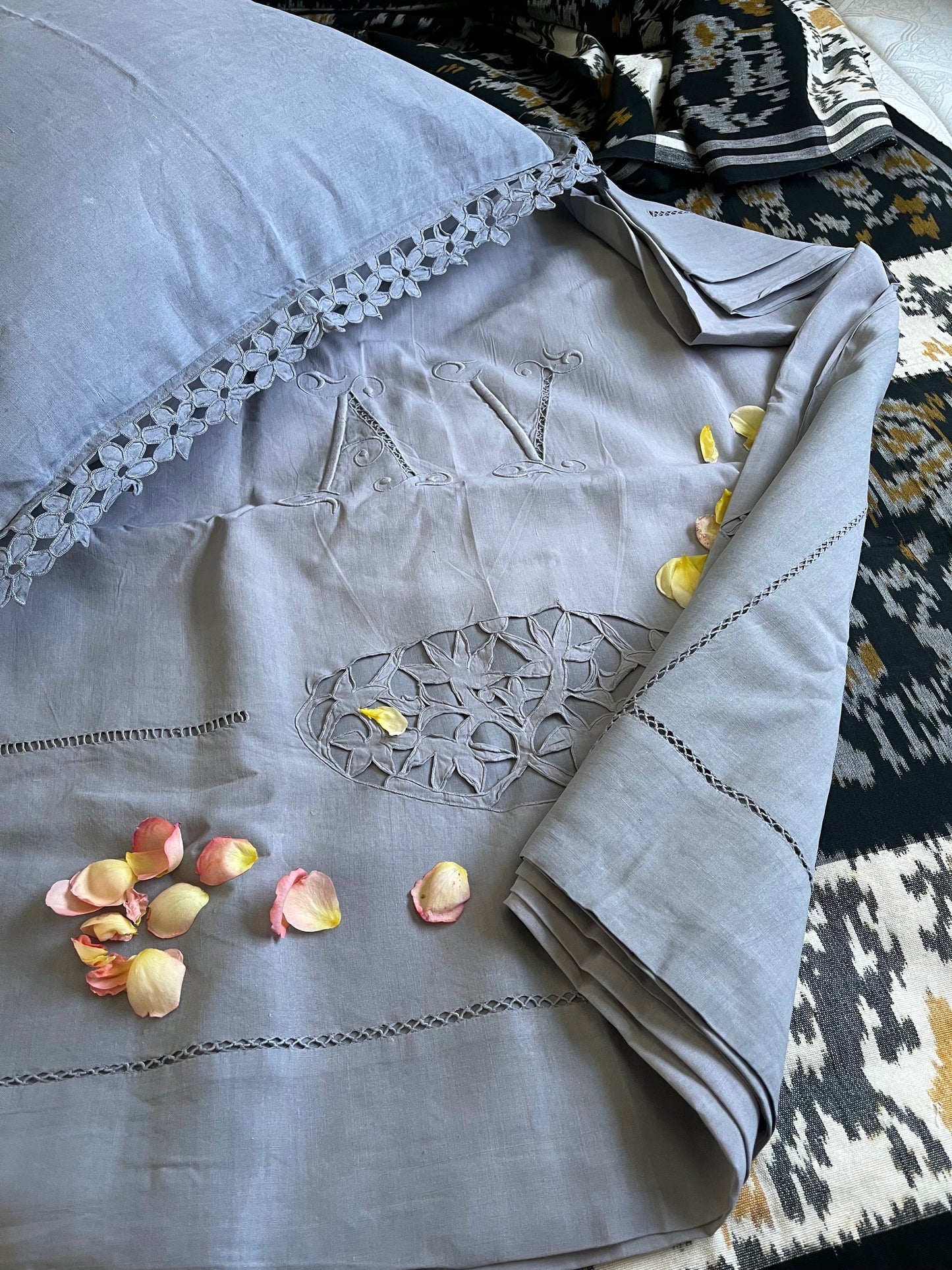 Drap et Taie Gris Souris