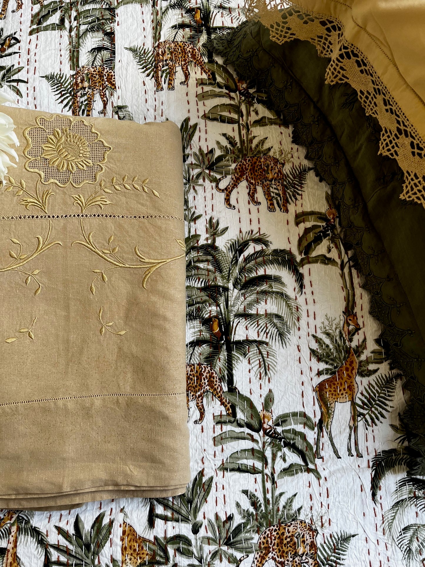 Drap et Taies Moutarde