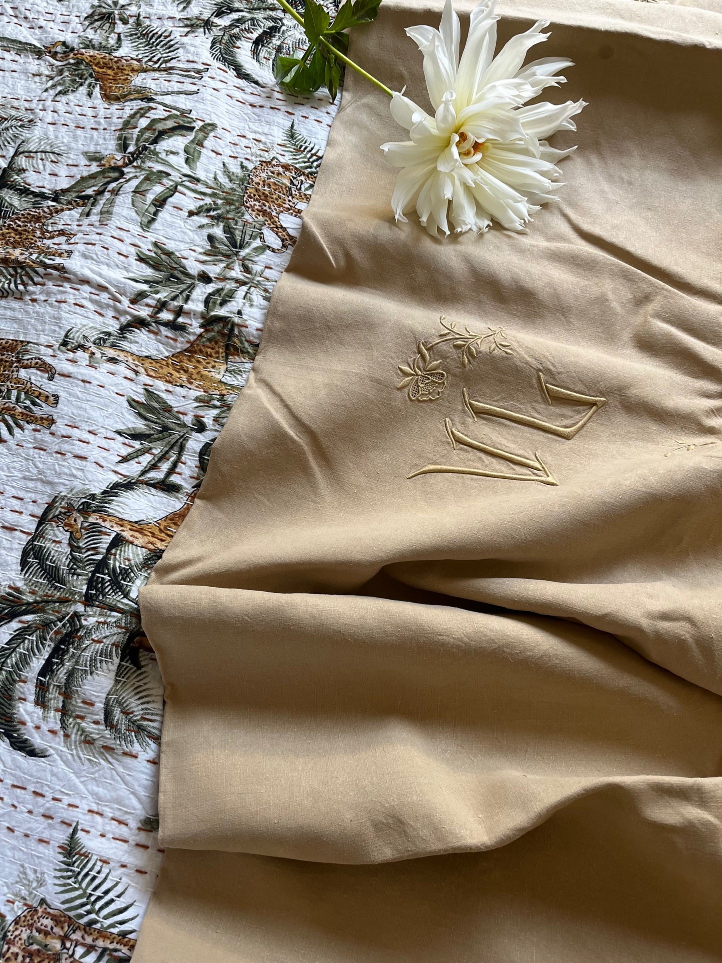 Drap et Taies Moutarde