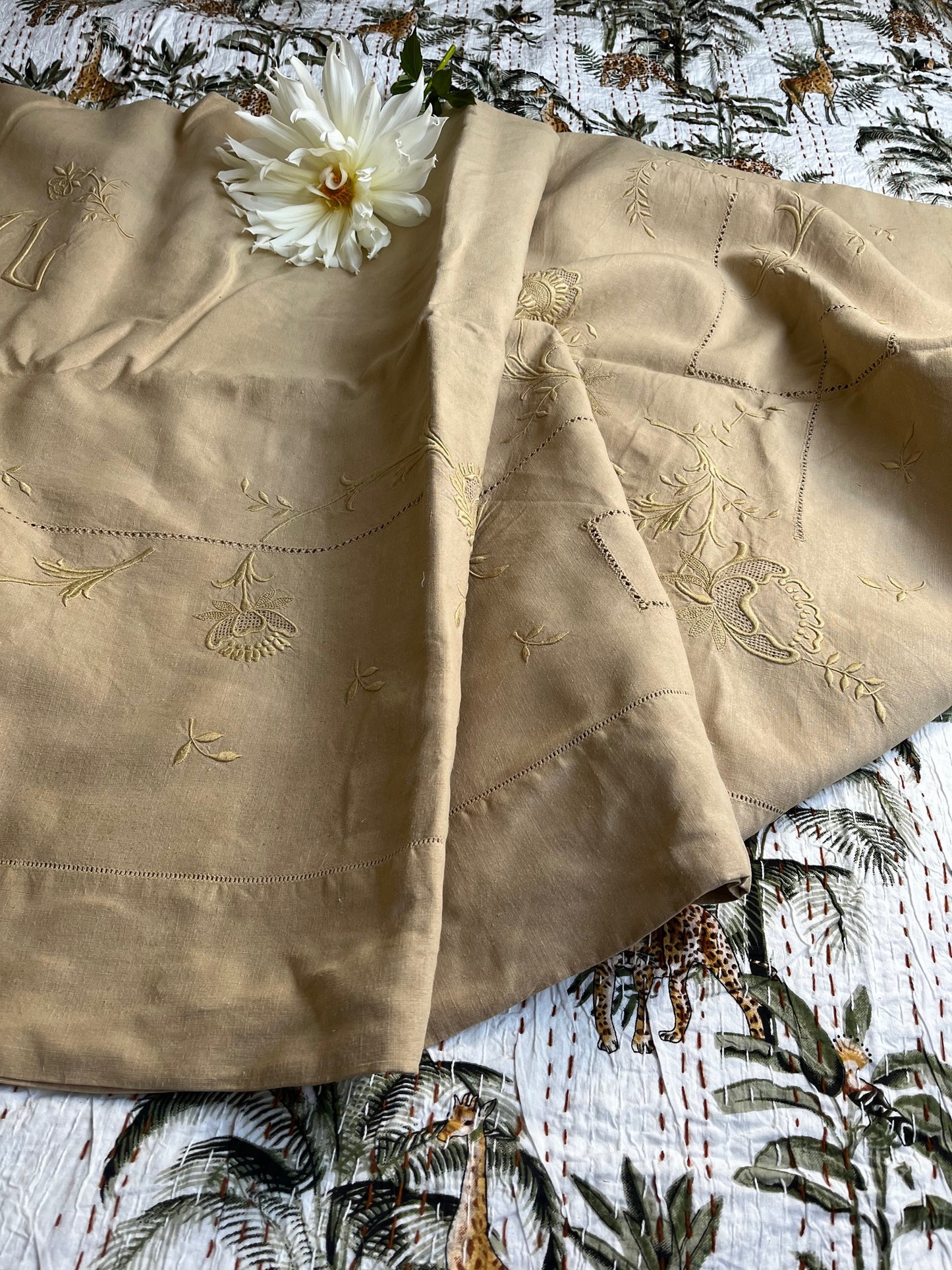 Drap et Taies Moutarde