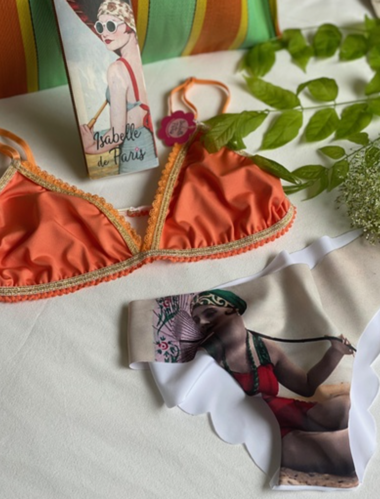 Orange Bra