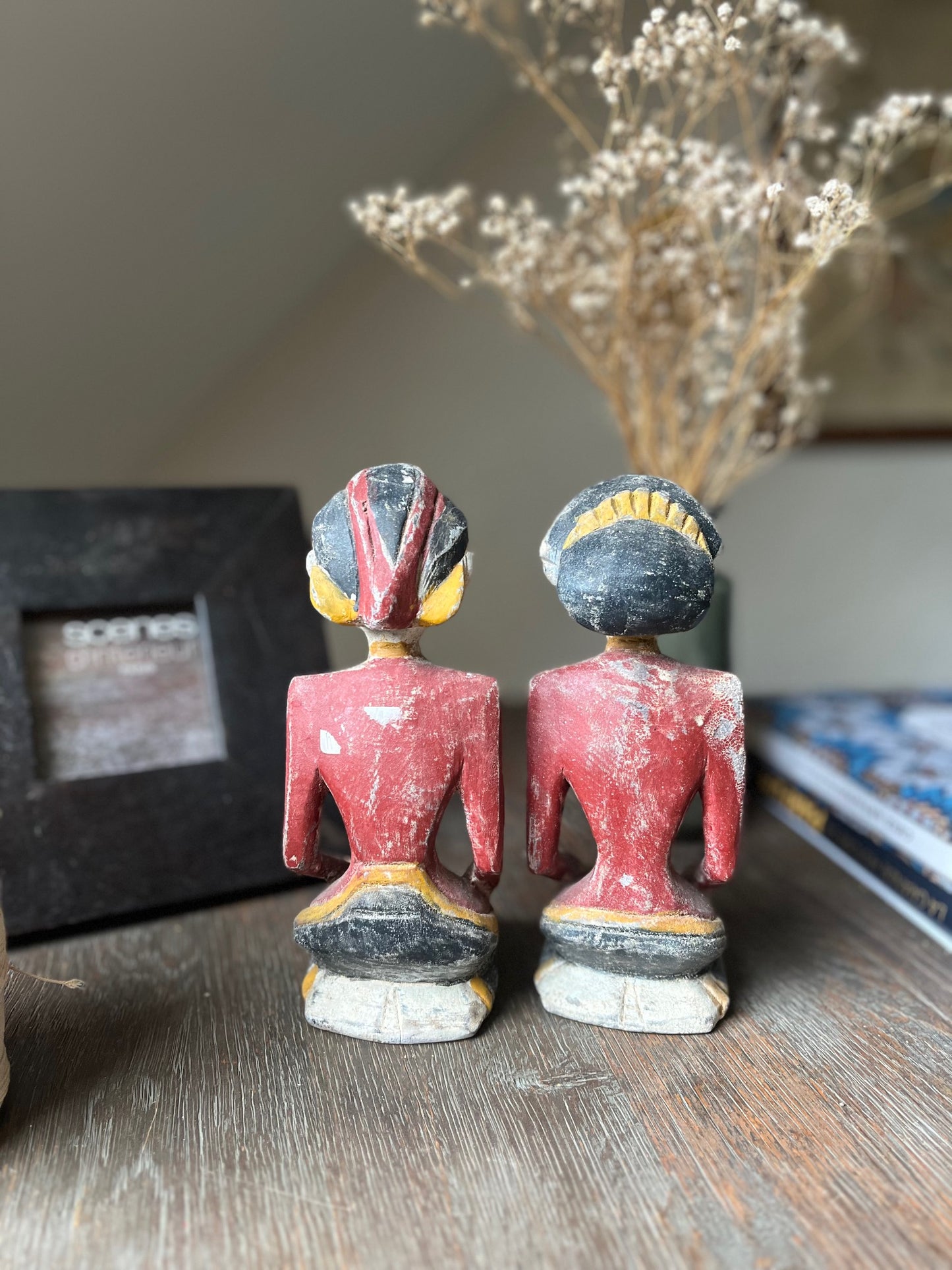 Red Decorative Statues