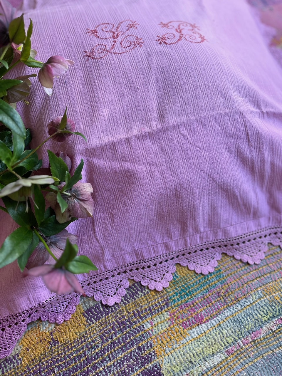 Taie Ancienne Rose