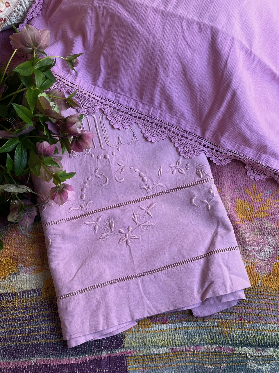 Taie Ancienne Rose