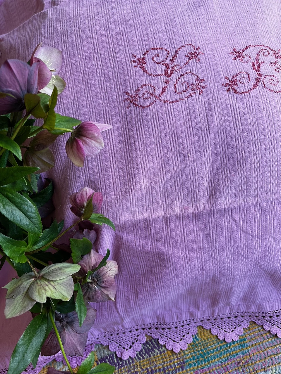 Taie Ancienne Rose