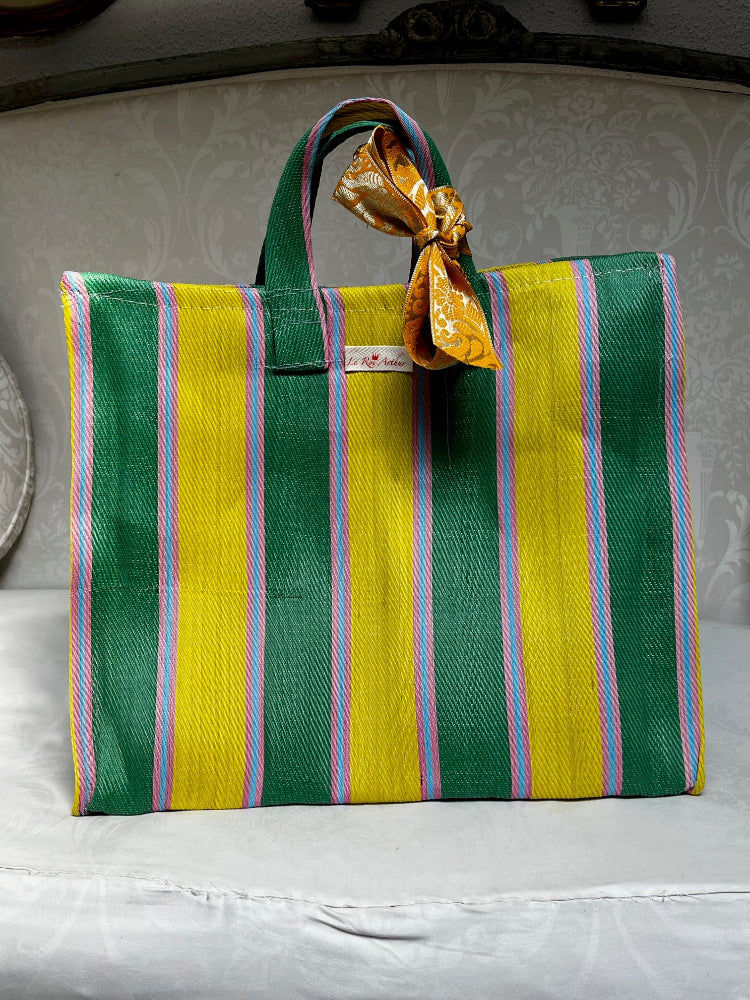 Cabas XS Colette en plusieurs coloris, sac d’été recyclé, léger et tendance