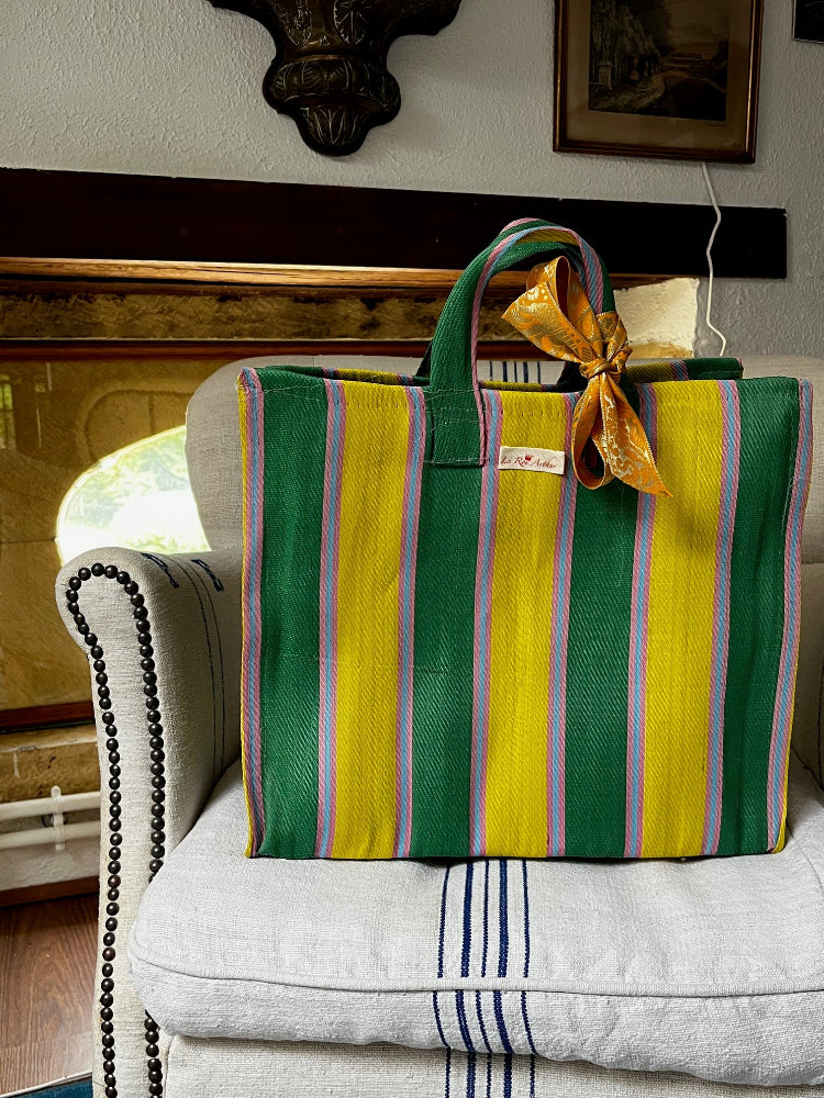 Petit cabas XS Colette en fibre recyclée, coloré et léger, parfait pour l’été