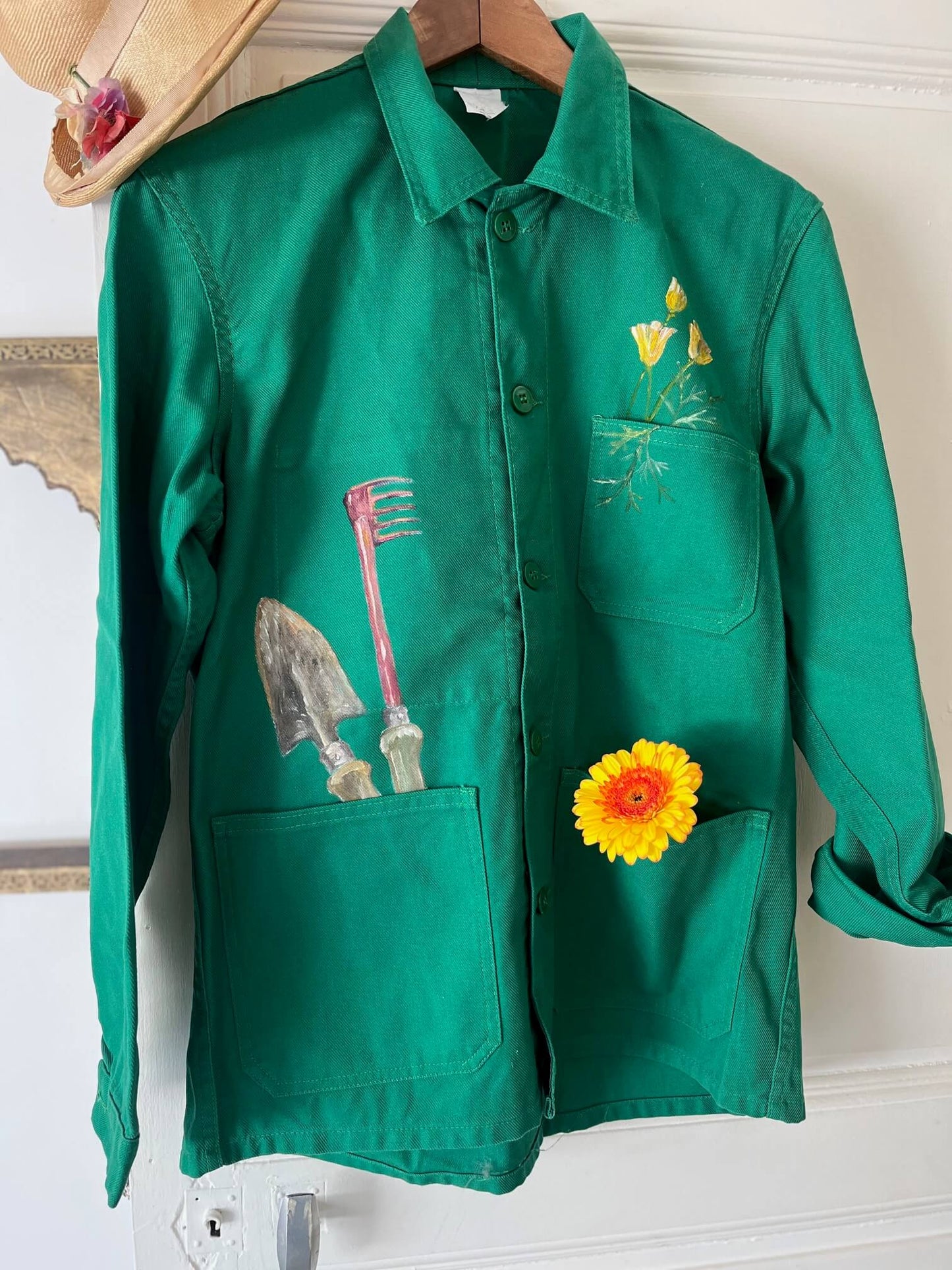 sur-chemise ou veste de printemps pour homme ou femme amoureux du jardin