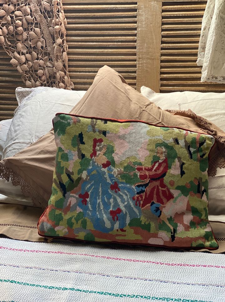 Housse de coussin tapisserie