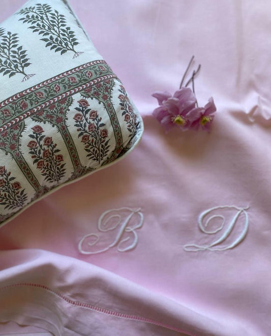 Drap Ancien Rose Bonbon