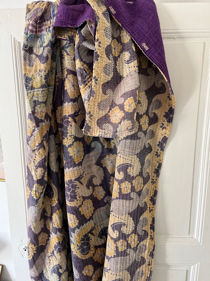 Kantha Vintage Purple