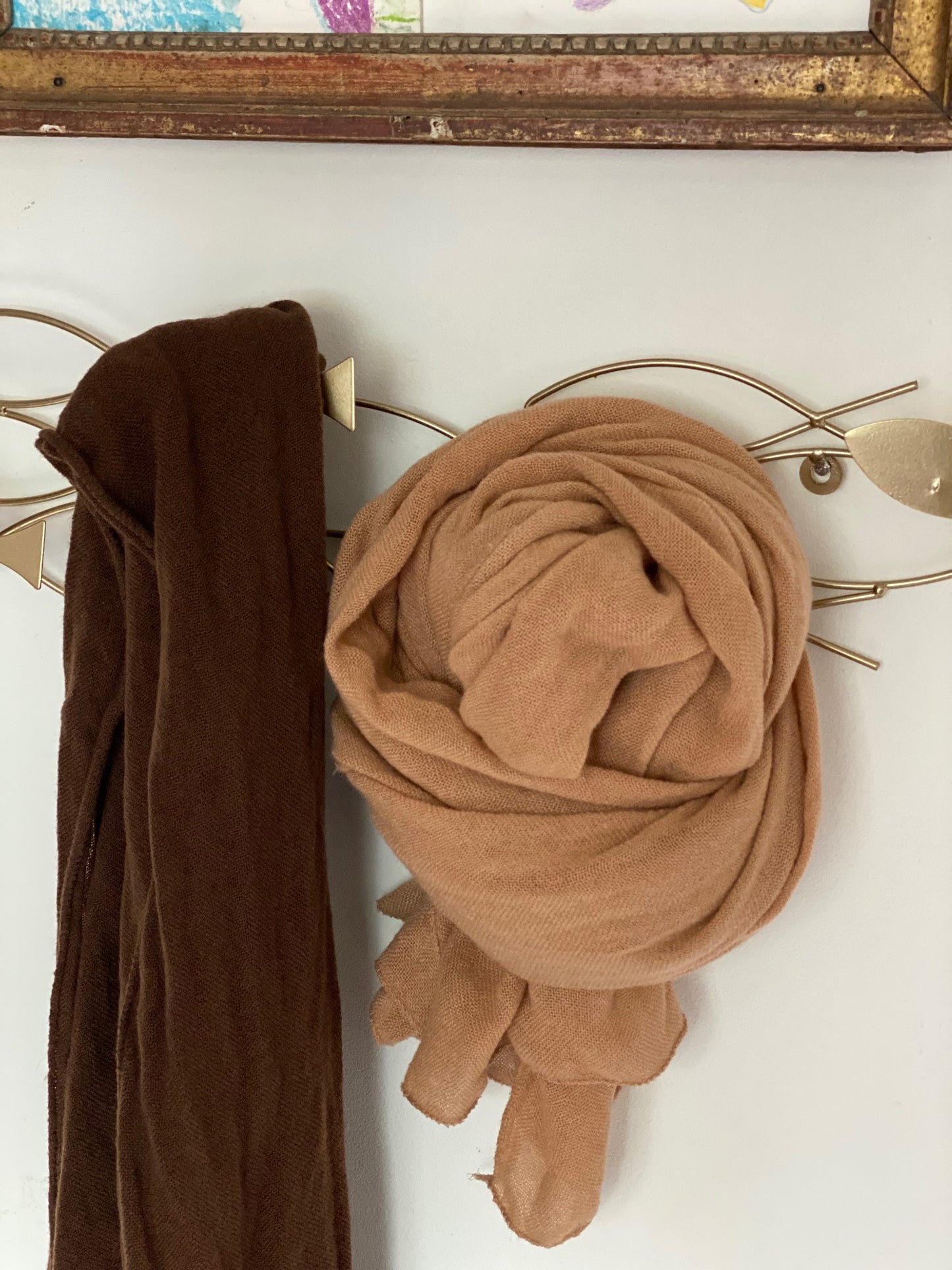 Duo Camel Scarves