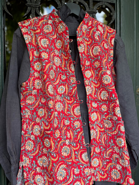 Red Cape Vest Elya