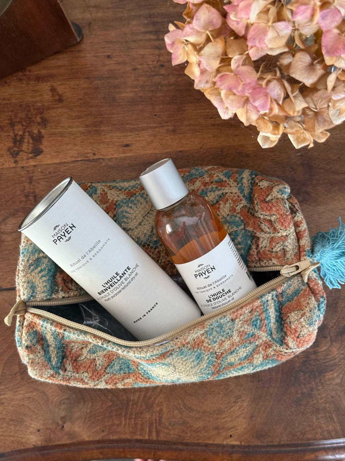 Trousse de Toilette Adèle – Coton Fleuri Esprit Tapisserie