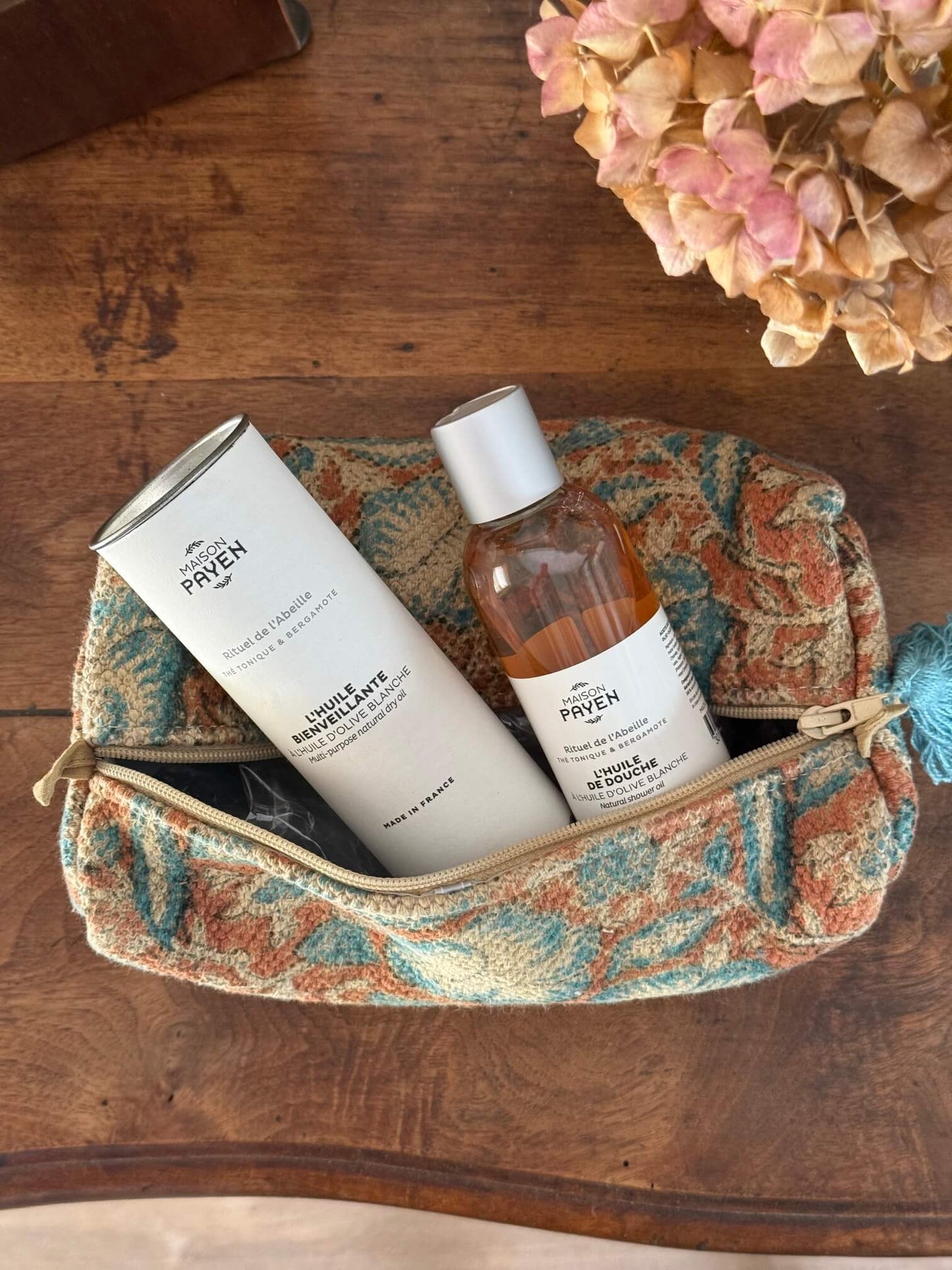 Trousse de Toilette Adèle – Coton Fleuri Esprit Tapisserie