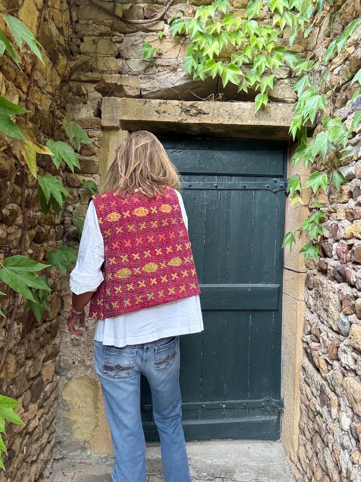 Women's Kantha Vest Joséphine | Bohemian Sleeveless Vest