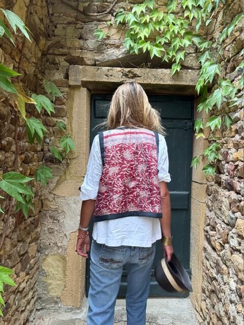 Women's Kantha Vest Joséphine | Bohemian Sleeveless Vest