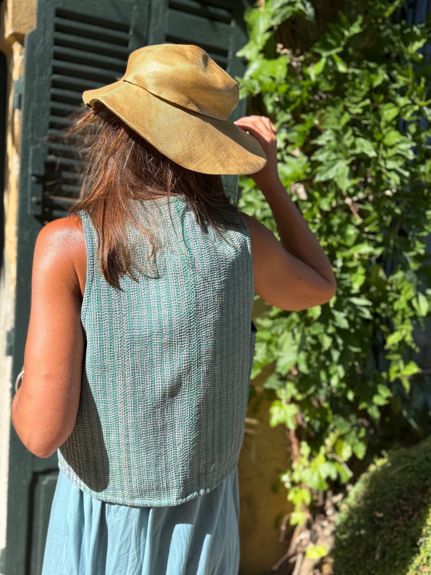 Women's Kantha Vest Joséphine | Bohemian Sleeveless Vest