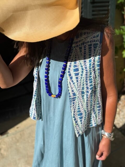 Women's Kantha Vest Joséphine | Bohemian Sleeveless Vest