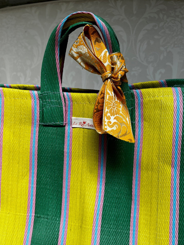 Accessoire d’été : cabas Colette XS, pratique, coloré, en fibre recyclée