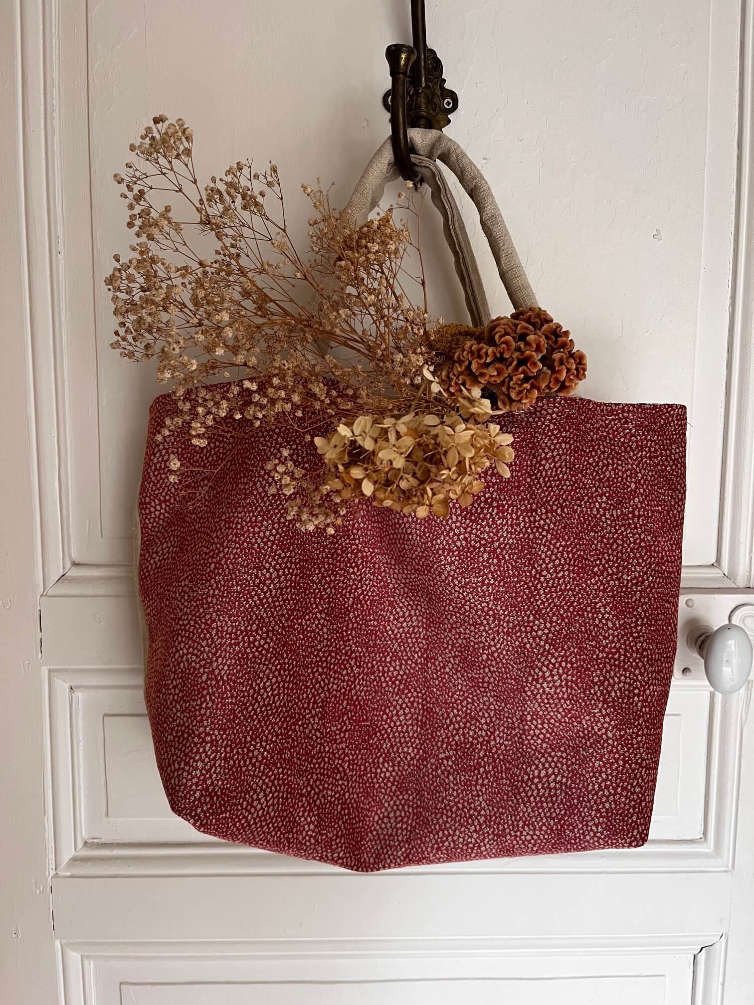 Sac en chanvre ancien – création artisanale française