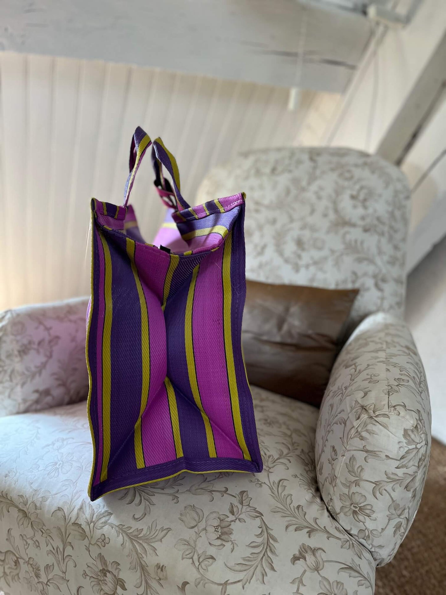 Cabas d’été coloré Victoire, sac pratique et tendance pour la plage ou les courses