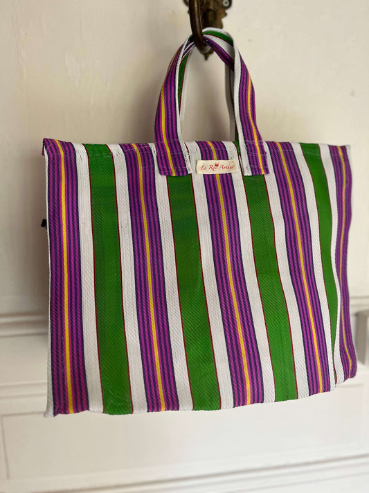 petit cabas xs mathilde en fibre recyclée avec fermeture éclair