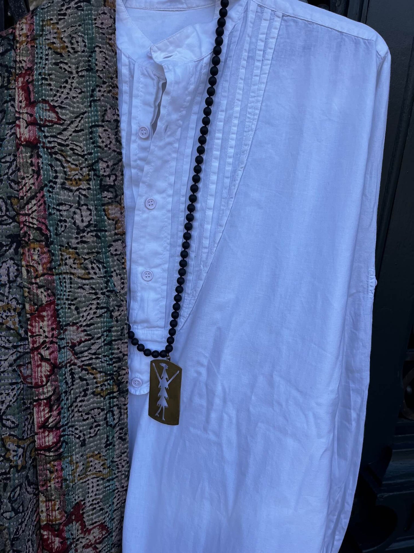 Chemise en coton ancien pièce unique vêtement vintage femme