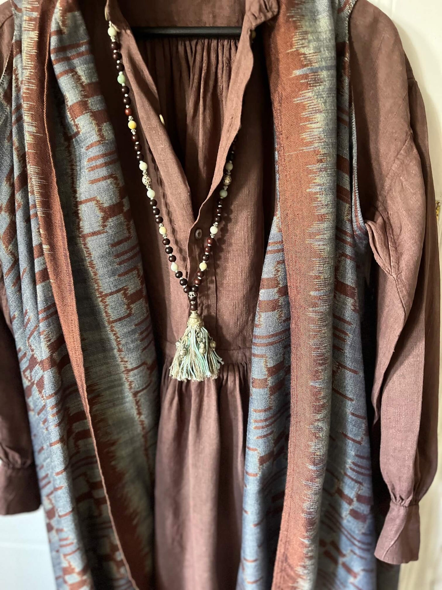 Chemise vintage éthique et durable, pièce unique upcyclée