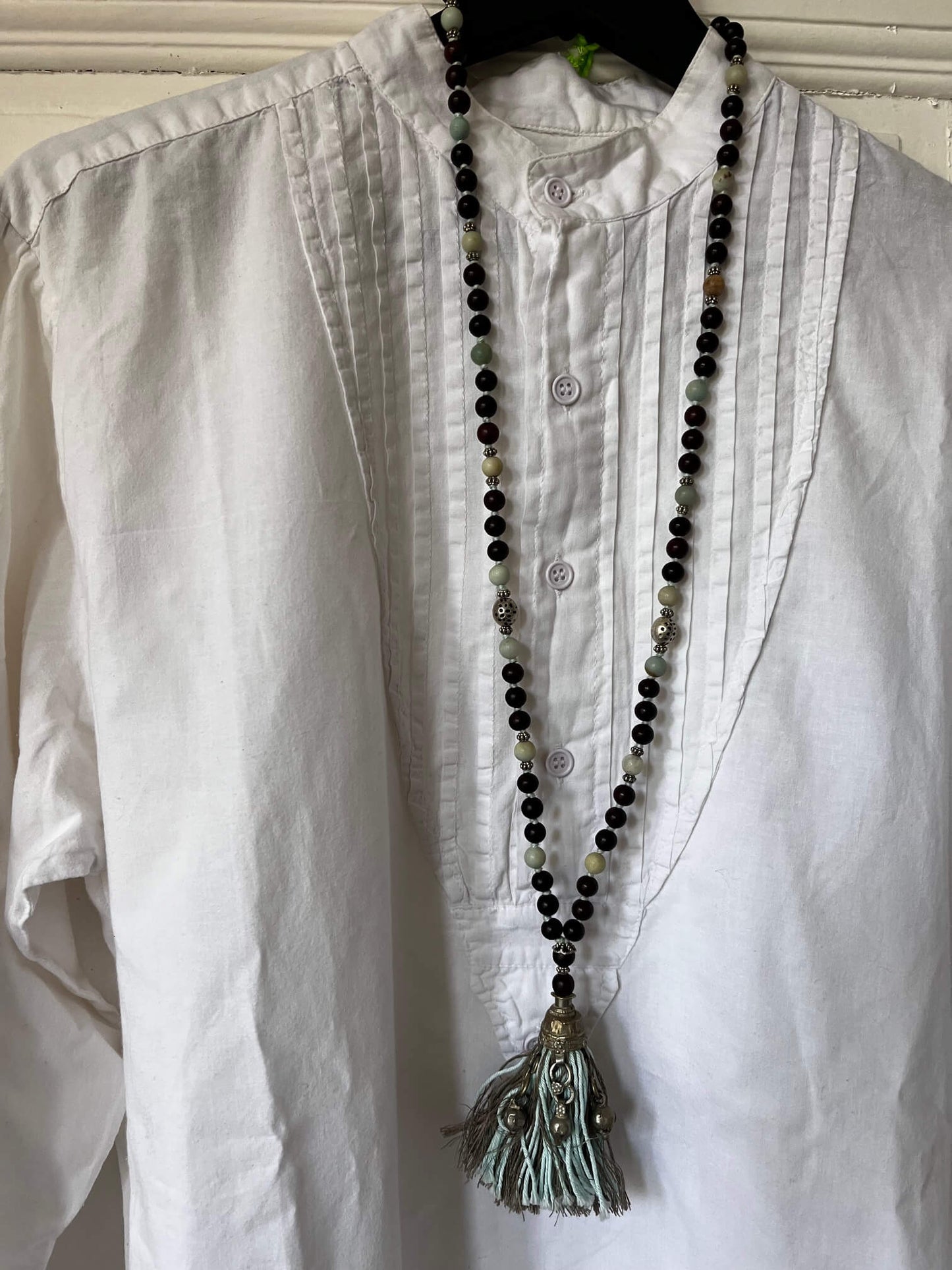 Chemise vintage en coton ancien femme taille 40 pièce unique