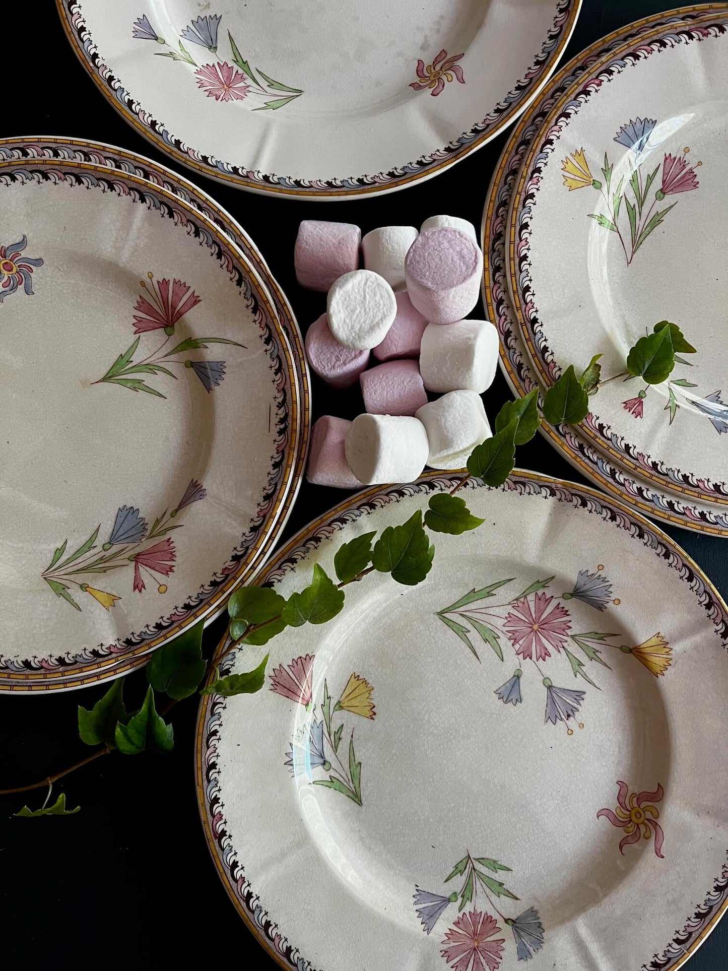 Assiettes Sarreguemines "Diogène" | Faïence Vintage | Brocante