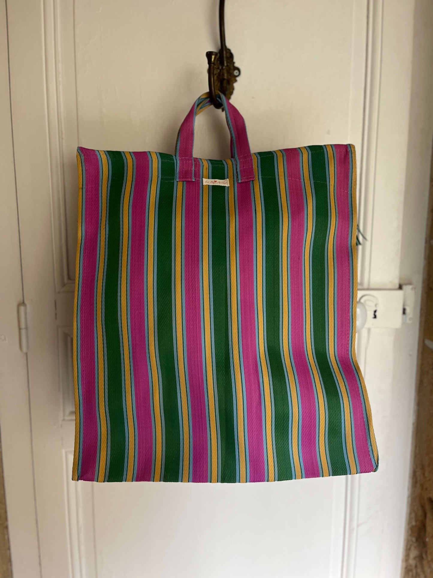 cabas xl coloré en fibre recyclée pour voyage