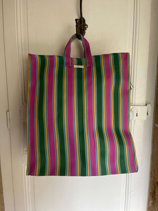 cabas xl coloré en fibre recyclée pour voyage