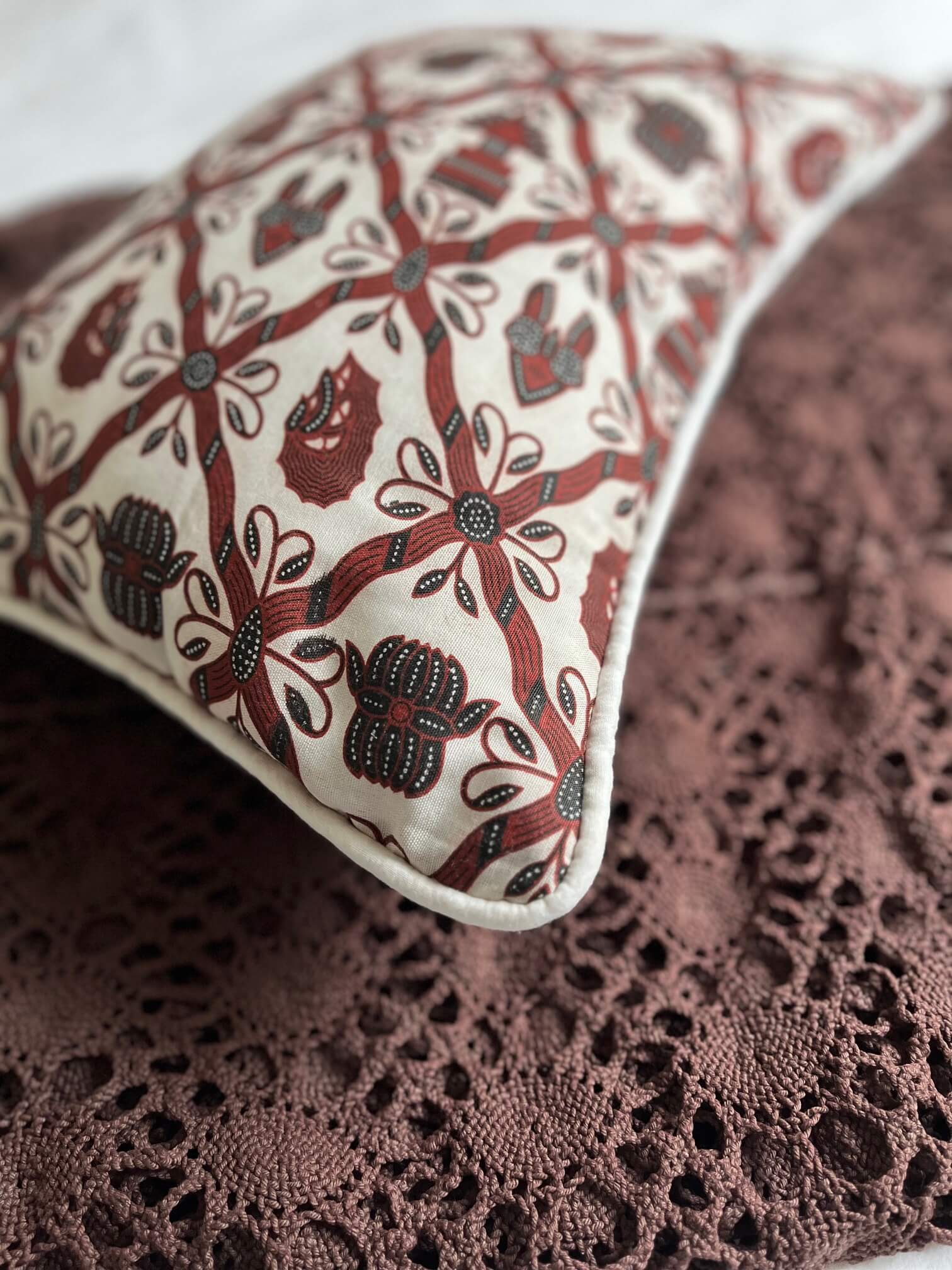 Housse de coussin en coton 30x40 cm pour salon ou chambre